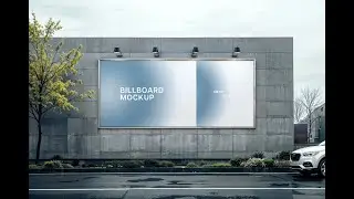 Roadside Billboard Mockup Graphic Download