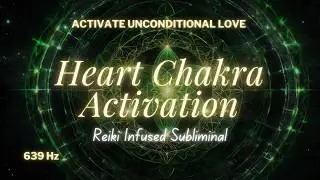 Unblock Your Heart Chakra 💚 Reiki-Infused Subliminal Affirmations for Love & Connection