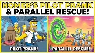 Homer's Pilot Prank & The Parallel Universe Rescue