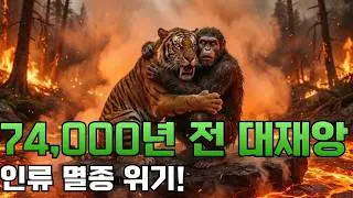74,000년 전의 심판: 토바 화산 폭발과 인류 멸종 직전의 생존기#유인원 #호모사피엔스 #인류진화 #토바화산 #대재앙 #화산겨울 #생존전략