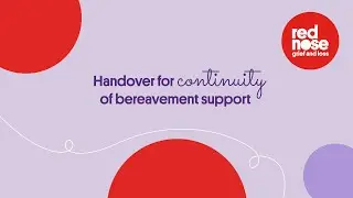 Handover for continuity of bereavement support