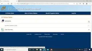 CA EDD UI online mobile button to certify for benefits for job search