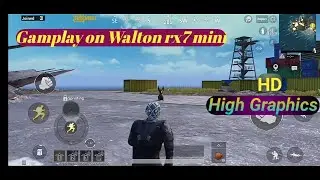 PUBG Mobile gameplay on Walton rx7 mini in HD High graphics | Solo gyroscopic gameplay
