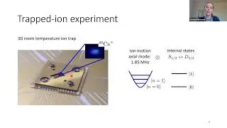 BQIT 2020: Christa Fluhmann (Yale Quantum Institute/ETH Zurich) - Qubit in trapped-ion oscillator
