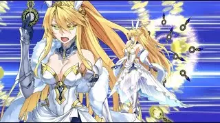 [Fate/Grand Order 60FPS 4K] 5* Artoria Pendragon (Summer) Animation+Skill+NP Demonstration