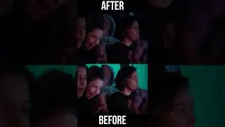 Car Driving scene  VFX before after