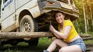 Genius Girl Restores a 1999 SUZUKI Abandoned on a Farm – Incredible Transformation!