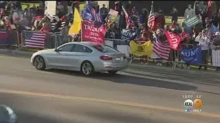 Trump Supporters Claim Voter Fraud, Gather In Beverly Hills