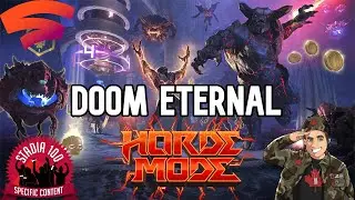 Doom Eternal Horde Mode on Google Stadia
