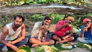 পুকুর থেকে দেশি মাগুর মাছ ধরে জমিয়ে রান্না করে খাওয়া desi magur fish cooking and Eating 