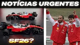 Leclerc e Hamilton ficaram chocados ao verem os dados do carro SF26 da Ferrari.