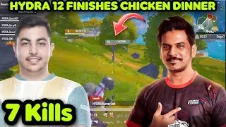Hydra Gets 12 Finishes Chicken dinner 🐉 | Hydra Sparsh Solo 7 Kills 🐉 | Hydra Vs Hyderabad Hydras