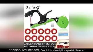 Onnfang Garden Hand Tying Machine Plant Lightweight Garden Tools Plant Tape tool for Vegetables Grap