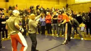 David Colley Fighting At The WKC English Nationals 2012