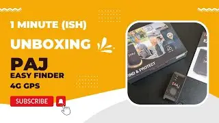 1 minute (ish) Unboxing | PAJ Easy Finder 4G GPS