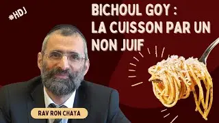 Bichoul goy : la cuisson par un non juif #HDJ - Rav Ron Chaya