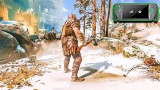 God of War на XBOX ROG Ally X (1080p 120 FPS) ULTRA-настройки