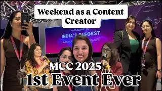 My First Event in Mumbai ✈️ | MCC 2025 Journey as a Doctor & Content Creator | Dream Come True 💫