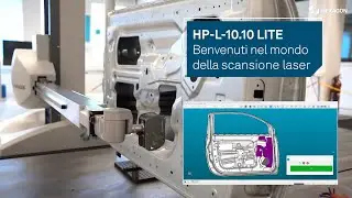Sensore di scansione laser HP-L-10.10 LITE per misure rapide su CMM