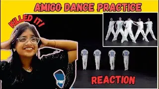 [PLUUS] 'AMIGO' Dance Practice Video (+ Cheering Ver.) | Reaction🔥❤️