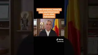 Mesajul lui Călin Georgescu - în ziua protestelor împotriva Legii VEXLER - 15.01.2026