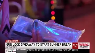 Gun lock giveaway to start summer break