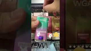 WGA Crystal disposable vape 15k pro max1 #vapehooligans