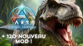 ARK ASCENDED -  +  120 MOD AJOUTER, INFO PS5, INFO SWITCH +  CONCOURS !!!