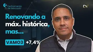 Análise de Fechamento 3.2.26 - IBOV, WING26, WDOH26, PETR4, VALE3 e mais. Vamos (VAMO3) +7,37%
