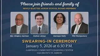 The Akron Public Schools Board of Education welcomes new members