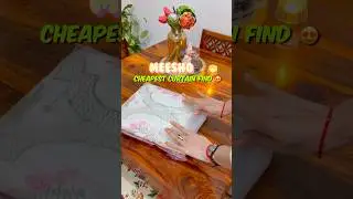 Meesho Cheapest Curtain Find || #meesho #curtain #meeshofind #affordable #homedecor #decor #ytshorts