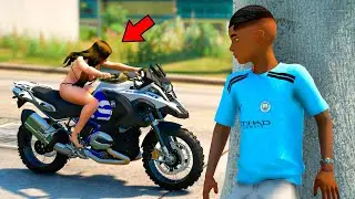 MINHA NAMORADA PEGOU MINHA MOTO ESCONDIDA | GTA 5 VIDA REAL