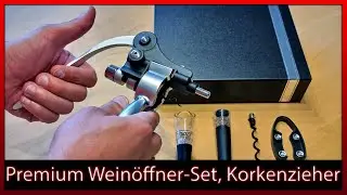 🍷 Premium Weinöffner-Set, Korkenzieher Geschenkset, Flaschenöffner, TFORT | Unboxing + Test + Review
