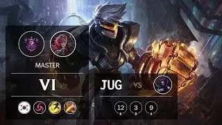Vi Jungle vs Elise - KR Master Patch 9.21