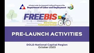 DOLE-NCR AVP on FreeBis Project Pre-Launch Activities October 2020