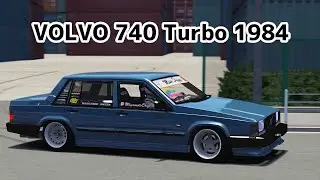 Strong characteristic !! VOLVO 740 Japan Street Drift (AssettoCorsa)