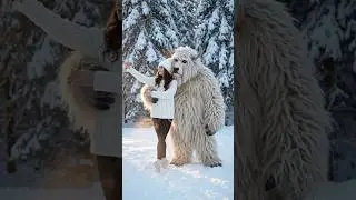 POV: you entered a dream ❄️ Ballet&hellip; with a YETI?! 😲❄️