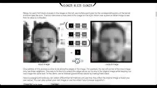 Image Kernels Effects Explained Visually (with website link)