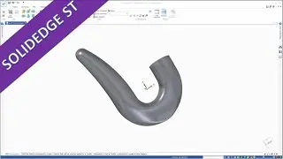 Haken - Hook - SolidEdge st 9 Training - Surfaces
