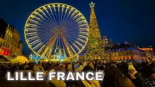 Lille France  LIVE Christmas Market