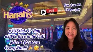 🔴LIVE with @BDSlots at Harrah&rsquo;s So Cal