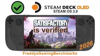 Satisfactory (Steam Deck Verified) on Steam Deck OLED with Steam OS 3.9