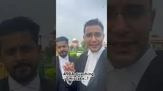 498a quashing mistake #law #lawyer #legal