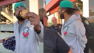 Man Arrested for Eating Breakfast at Train Station