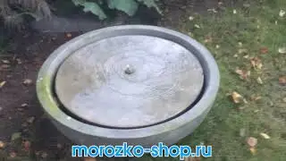 Декоративный садовый фонтан с подсветкой ГЕСИОНА, WW LED-подсветка, 74x23.5 см, уличный  892651