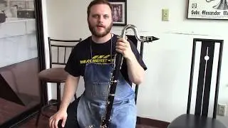 Used Rebuilt Leblanc Paris model 400 Bass Clarinet c. 1970's.