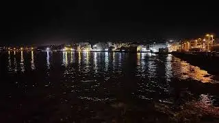 El M&eacute;dano Night Views 🌃 Tenerife 2025 | City Lights Reflected on the Water