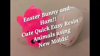 Quick Adorable Easter Resin Animals! #easter #diy #epoxyresin #asmr