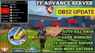 ff advance server mod menu hackff advance ob52 hack ff ob52 ff advance server hackfree fire advance😱