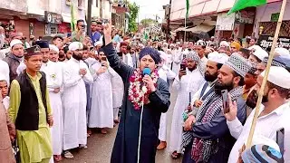 Waz.Sayyed Faizan Miya Irshadi Saqafi sahab.Qaziye Sharah Rampur.julose Muhammadi.Irshadi Network